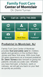 Mobile Screenshot of montclairfoot.com