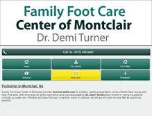 Tablet Screenshot of montclairfoot.com